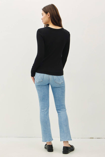 Round Neck Basic Long Sleeve