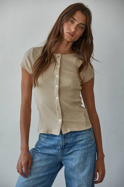 Cider Ridge Ribbed Top