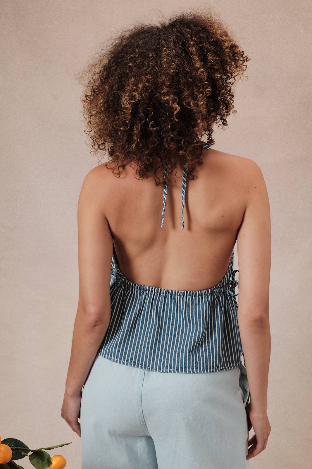 Sweet Tea Stripe Halter