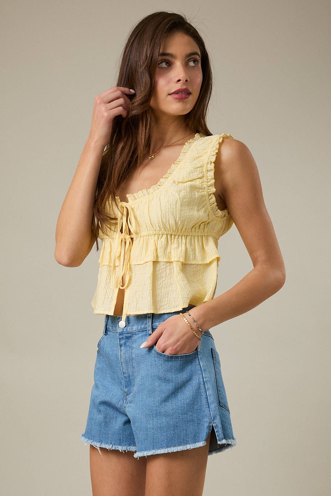 Butter Babydoll Tank