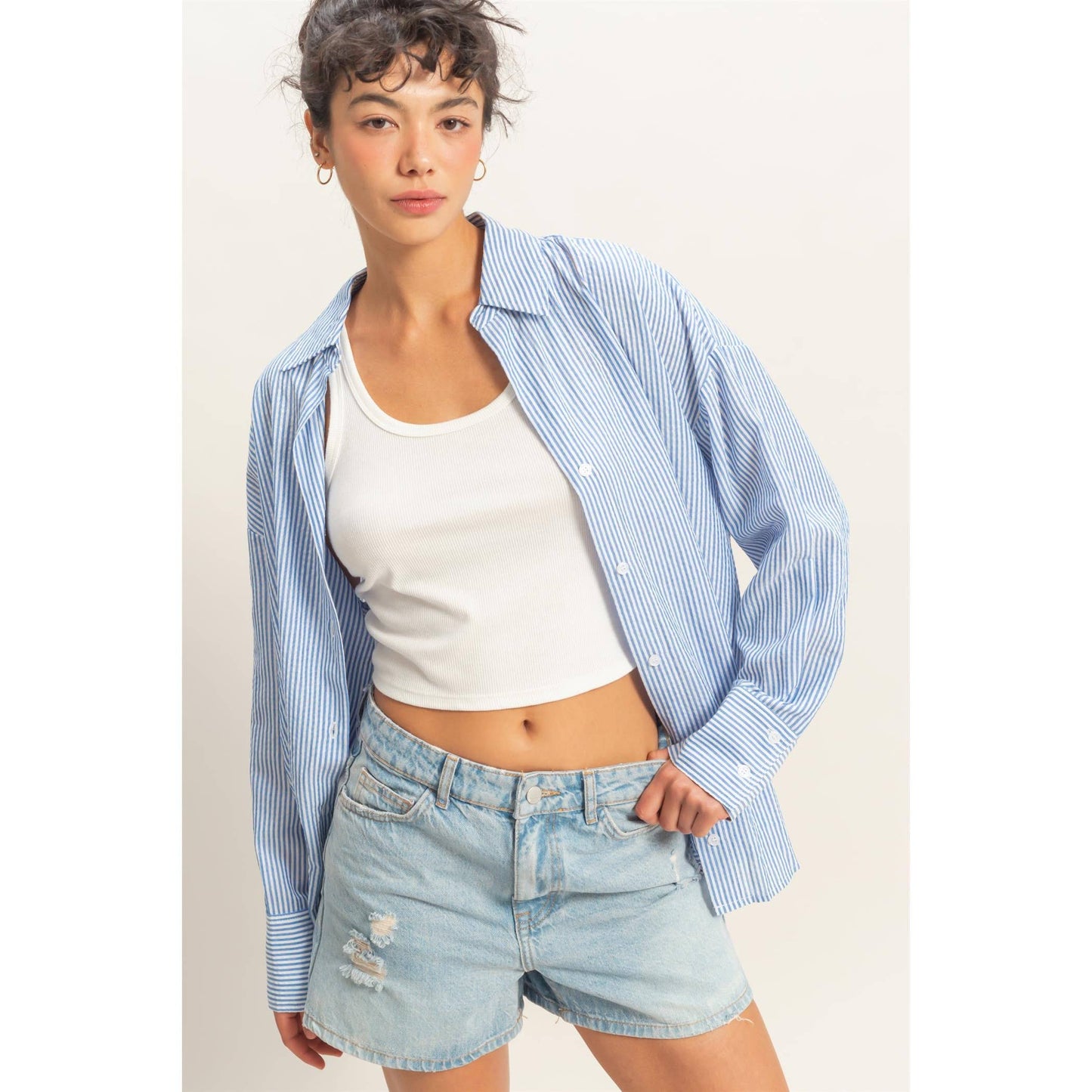 Breezy Babe Button Up