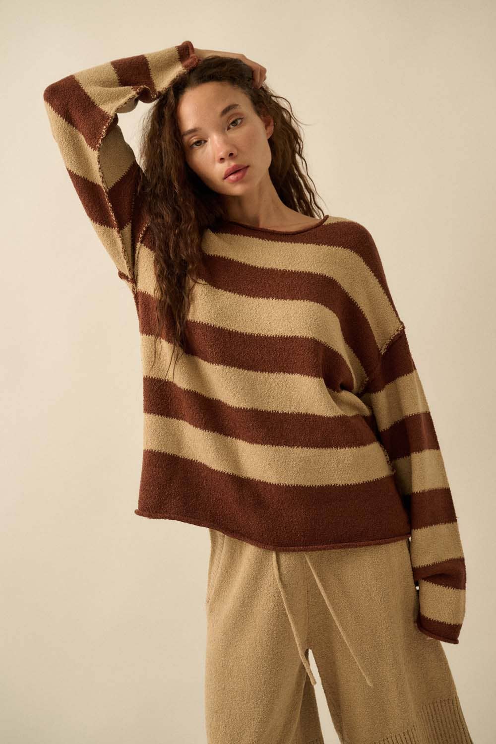 Chestnut Stripe Sweater