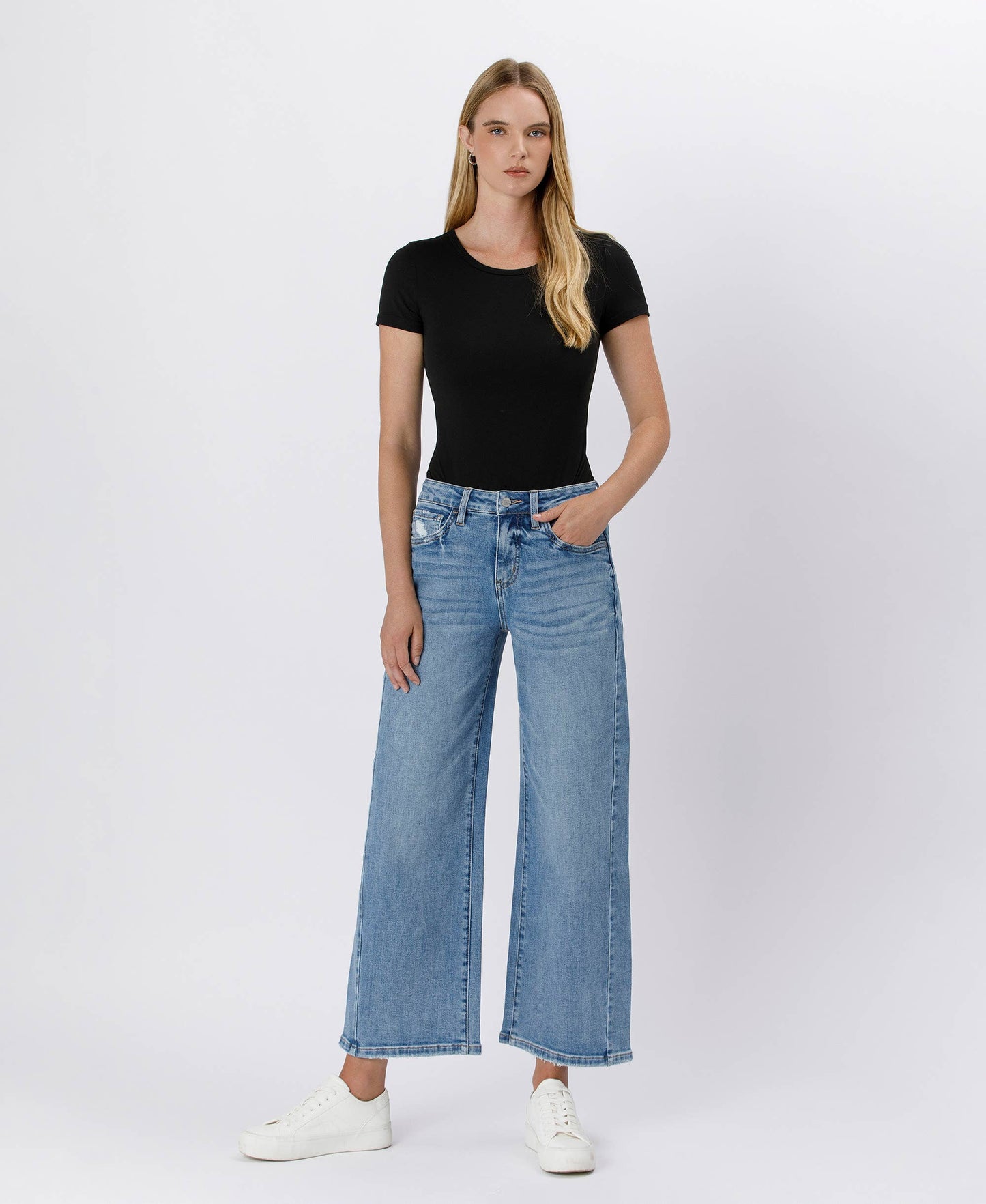 High Rise Baggy Wide Leg Jeans