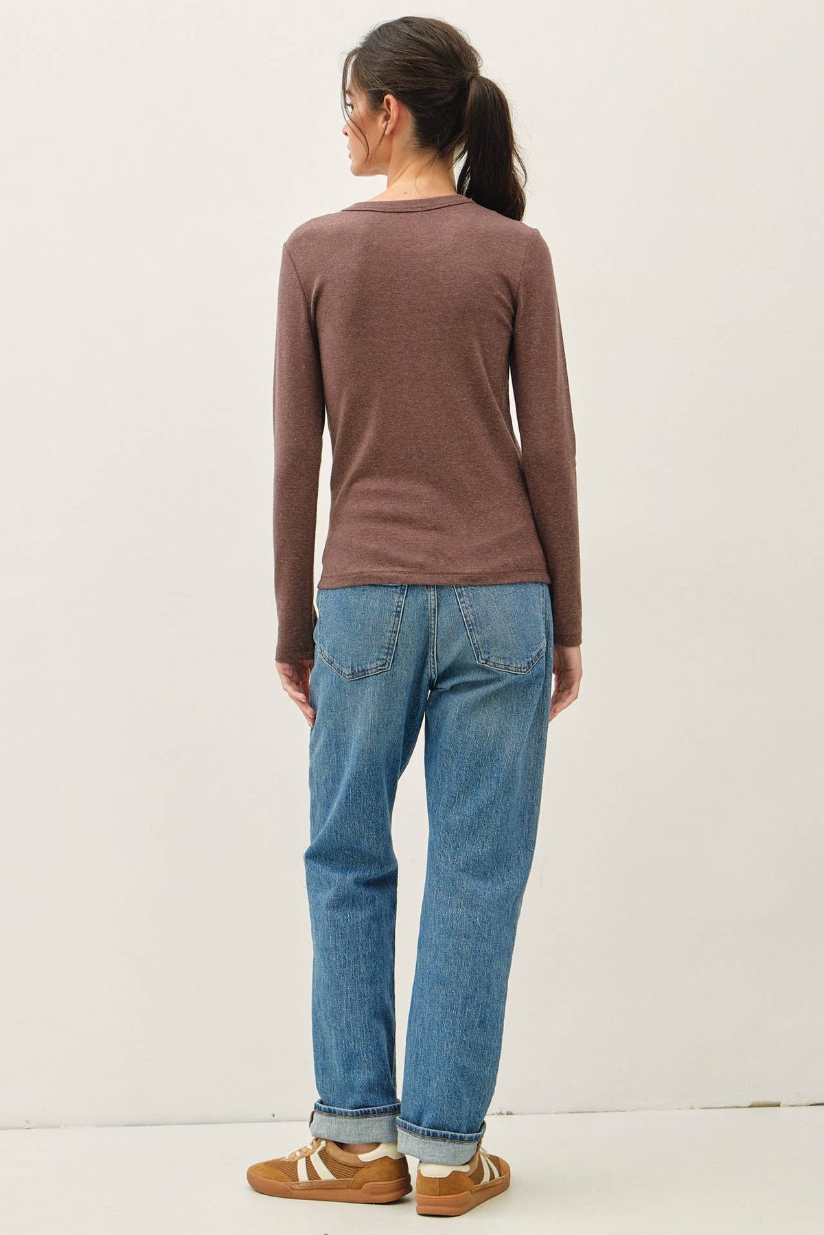 Round Neck Basic Long Sleeve