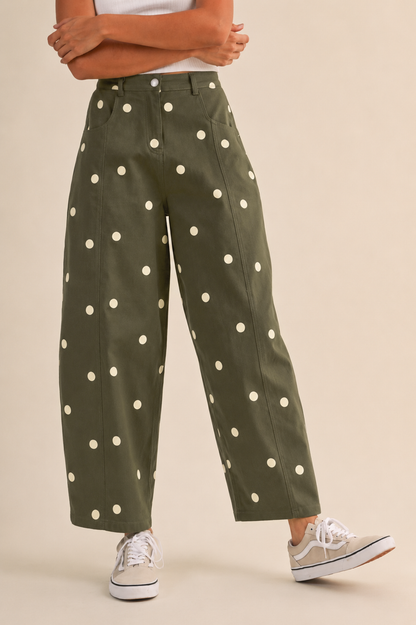 Spotted in Olive Jeans