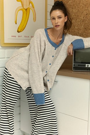 Blueberry Smoothie Cardigan