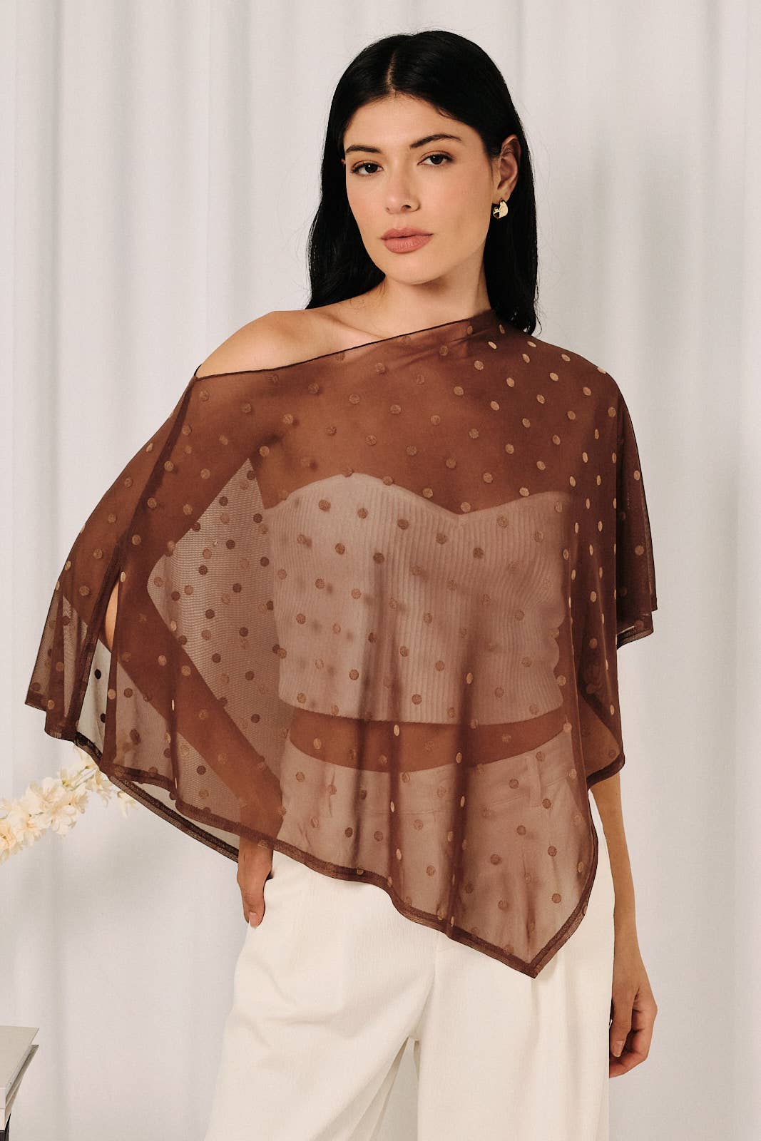 Falling for Dots Poncho