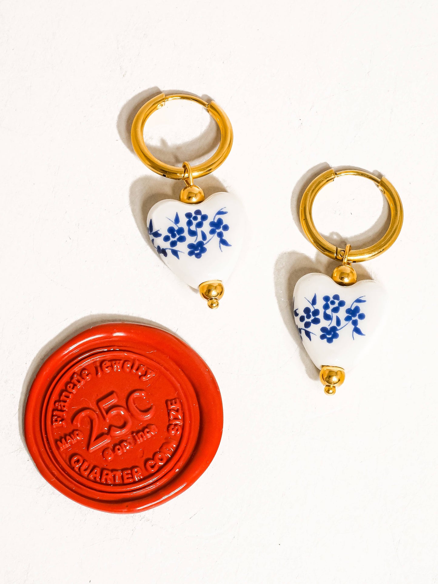 Riela Floral Heart Earring