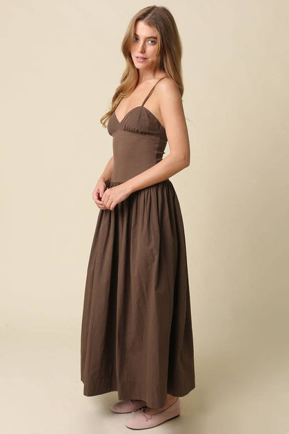 Jaden Open-Back Maxi Dress