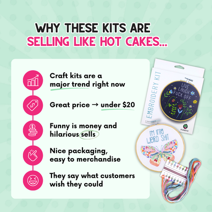 Grow Your Own Way Embroidery Kit