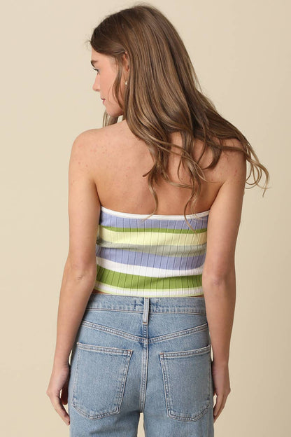 Alison Striped Tube Top