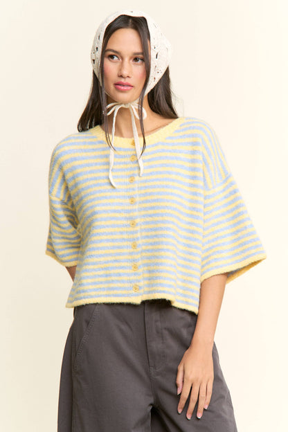 Lou Stripe Cardigan