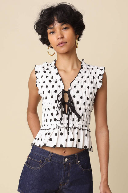 Lucia Peplum Top
