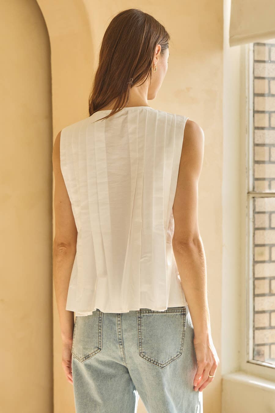 Poppy Pleated Top - Plus