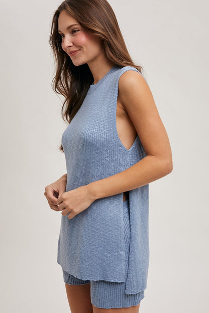 Blue Breeze Knit Set