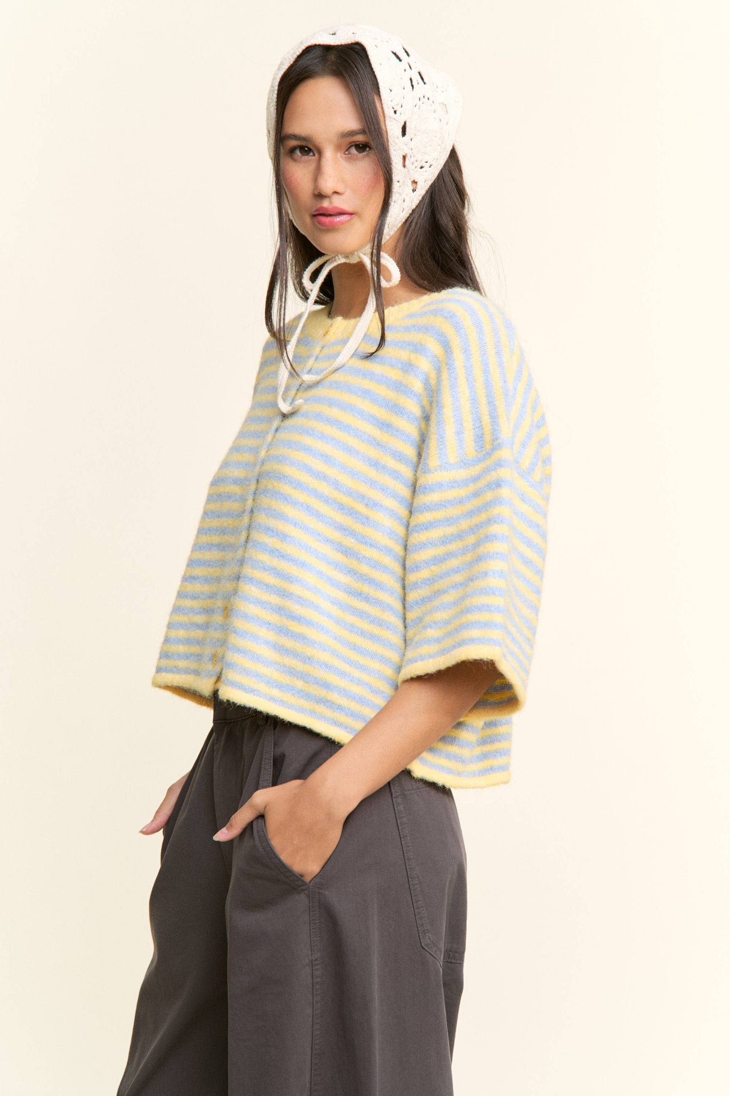 Lou Stripe Cardigan