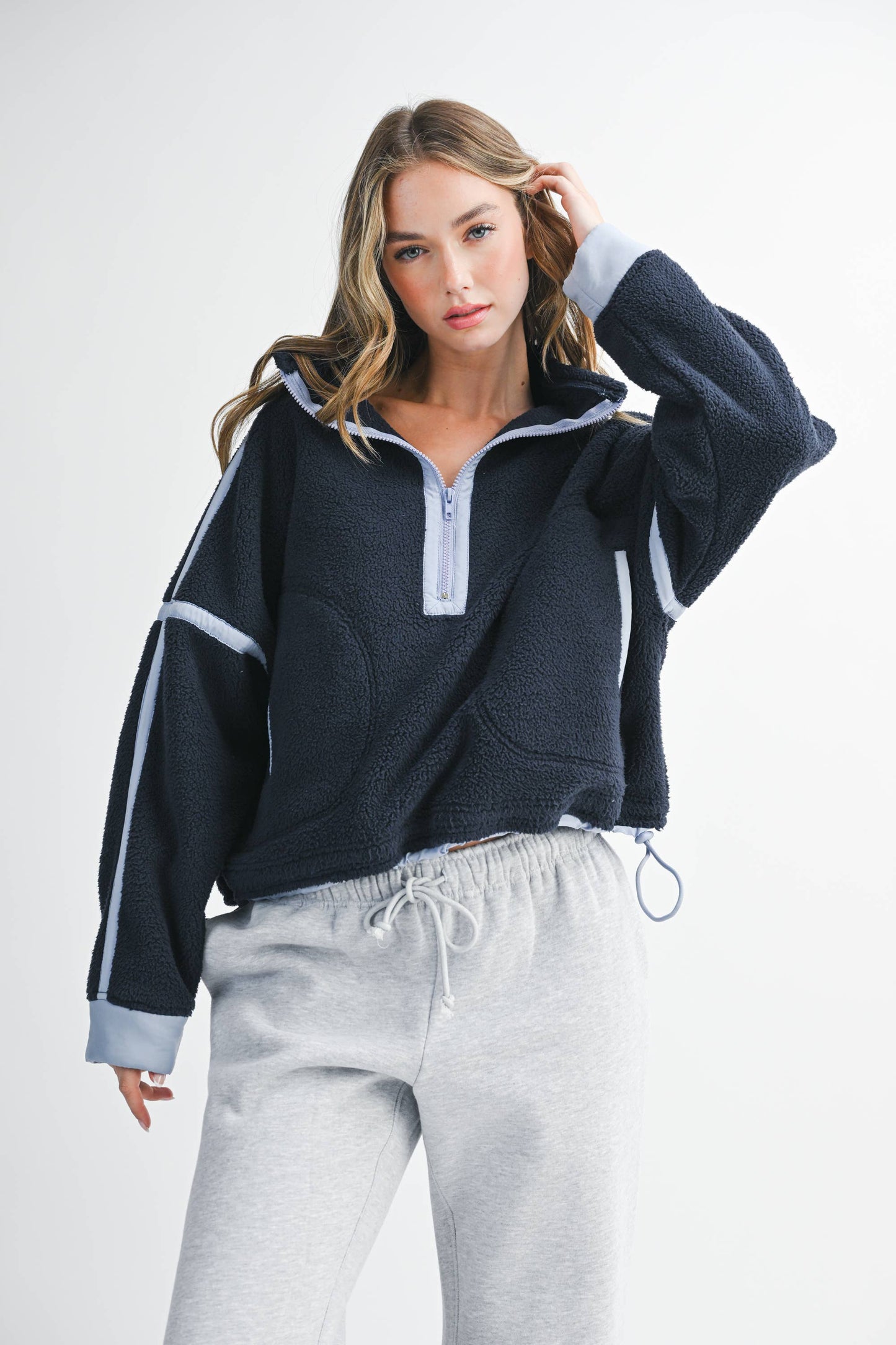 Midnight Sherpa 1/4 Zip