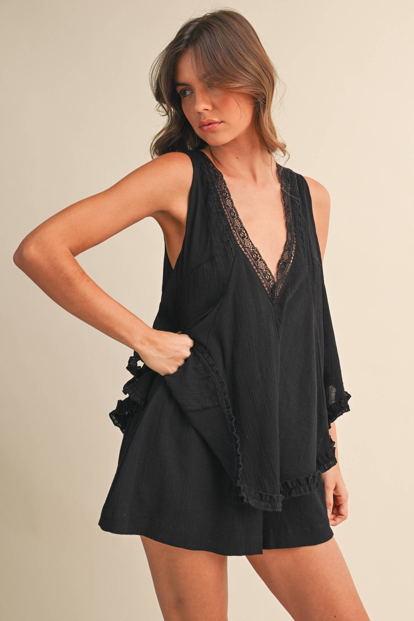 The V-line Romper