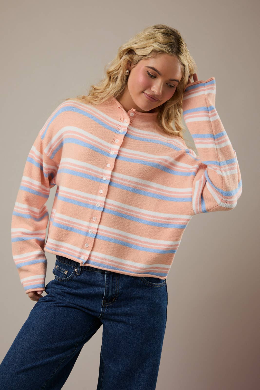 Sunset Stripe Cardigan