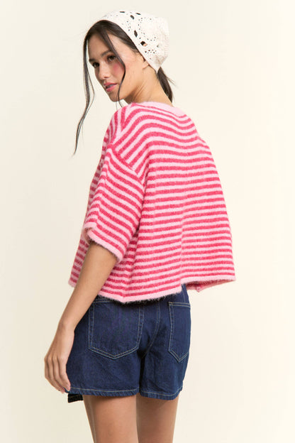 Lou Stripe Cardigan