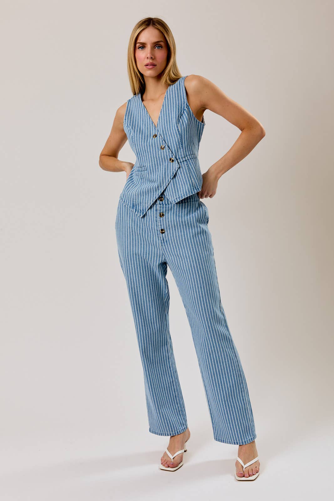 The Capri Stripe Vest