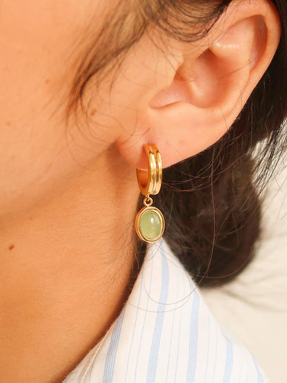Jade Dangle Earring