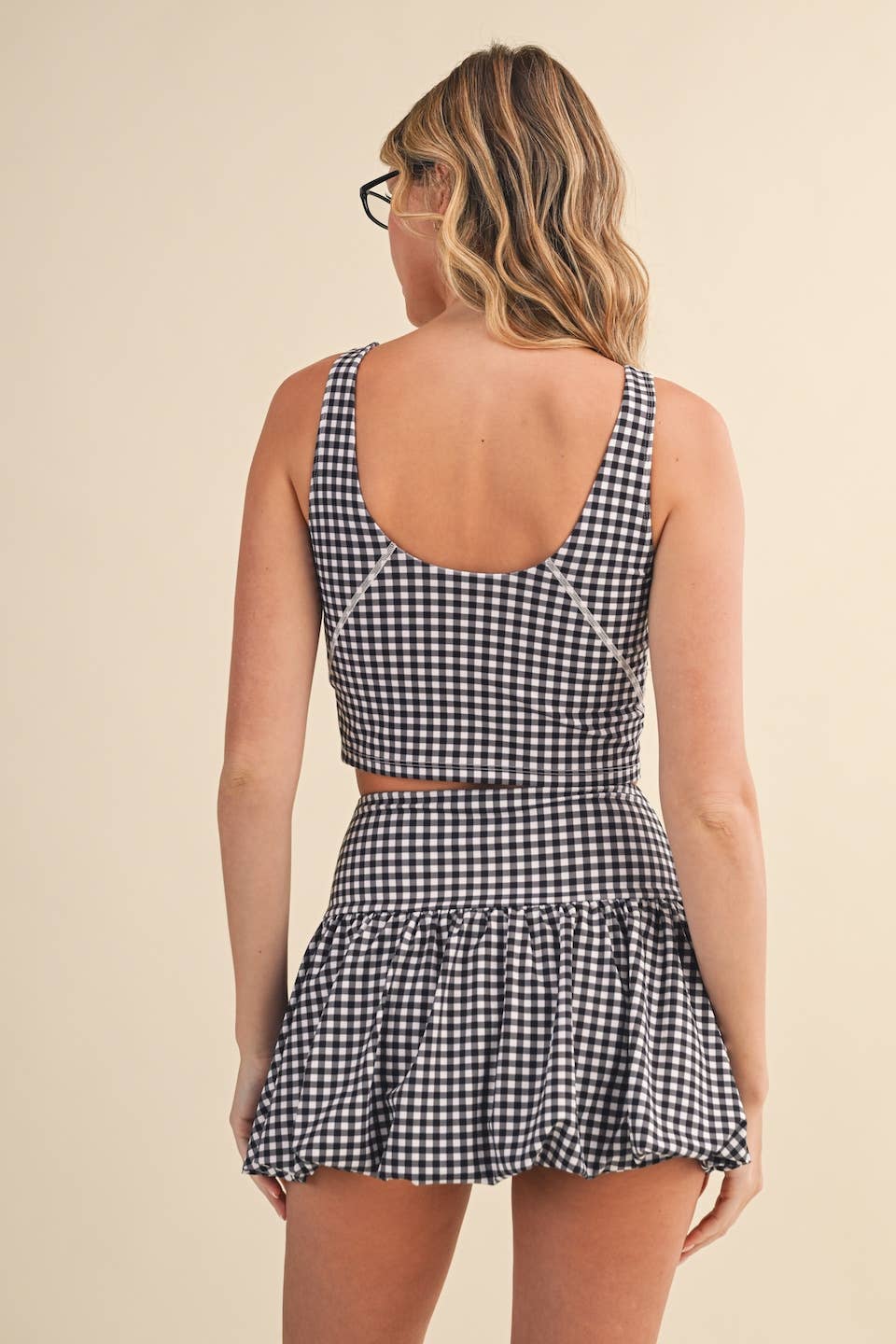 Gingham Aligned Tank Top