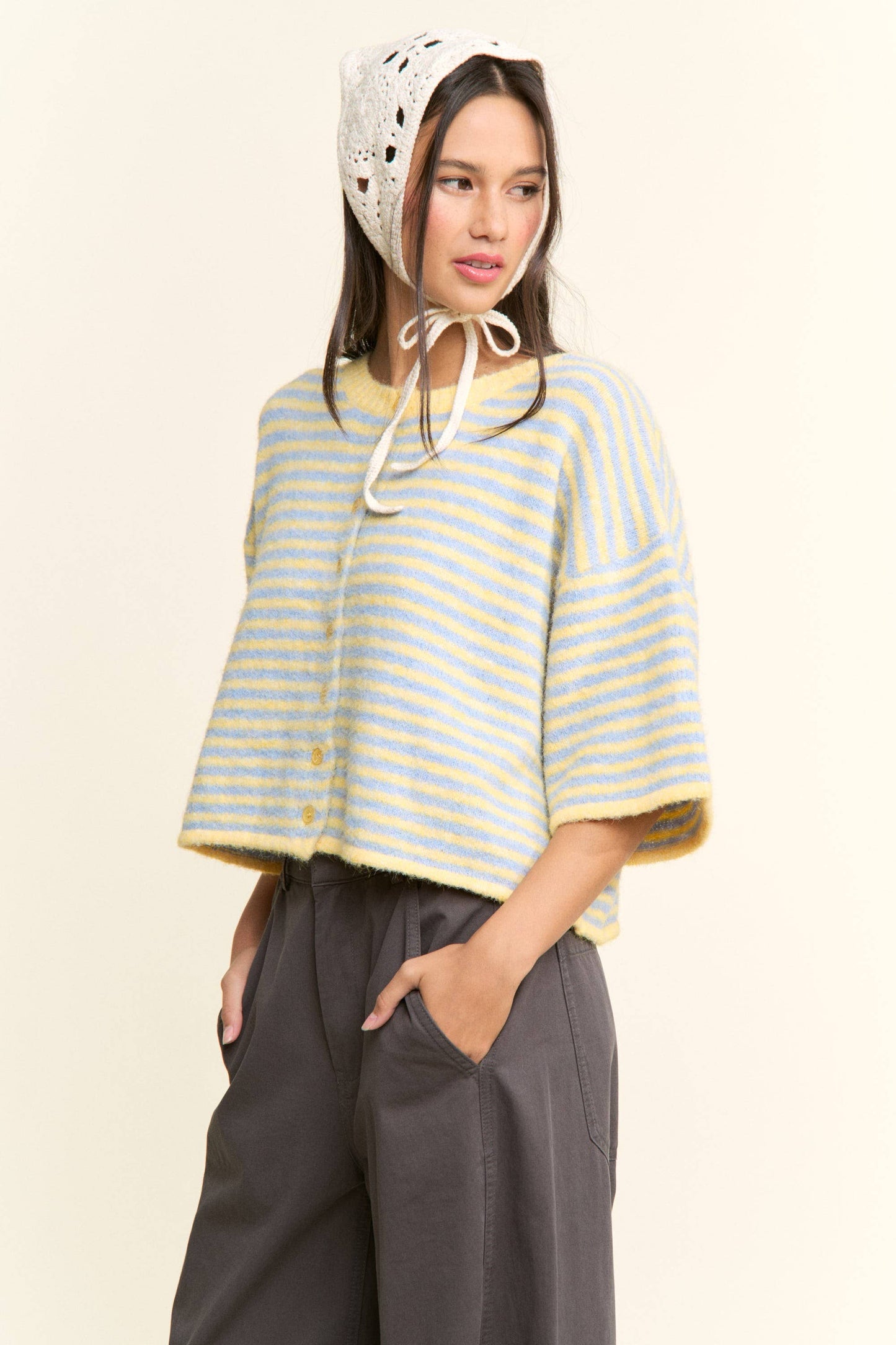 Lou Stripe Cardigan