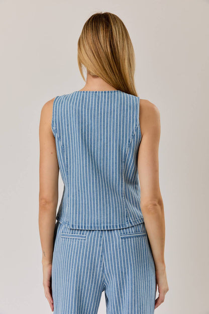 The Capri Stripe Vest