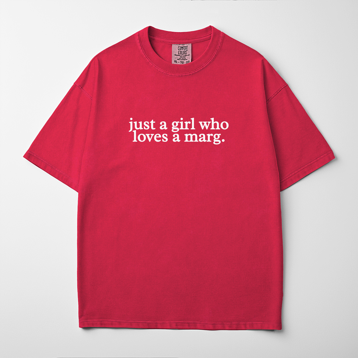 Just a Girl Who Loves a Marg. Drinking Summer Graphic Tee