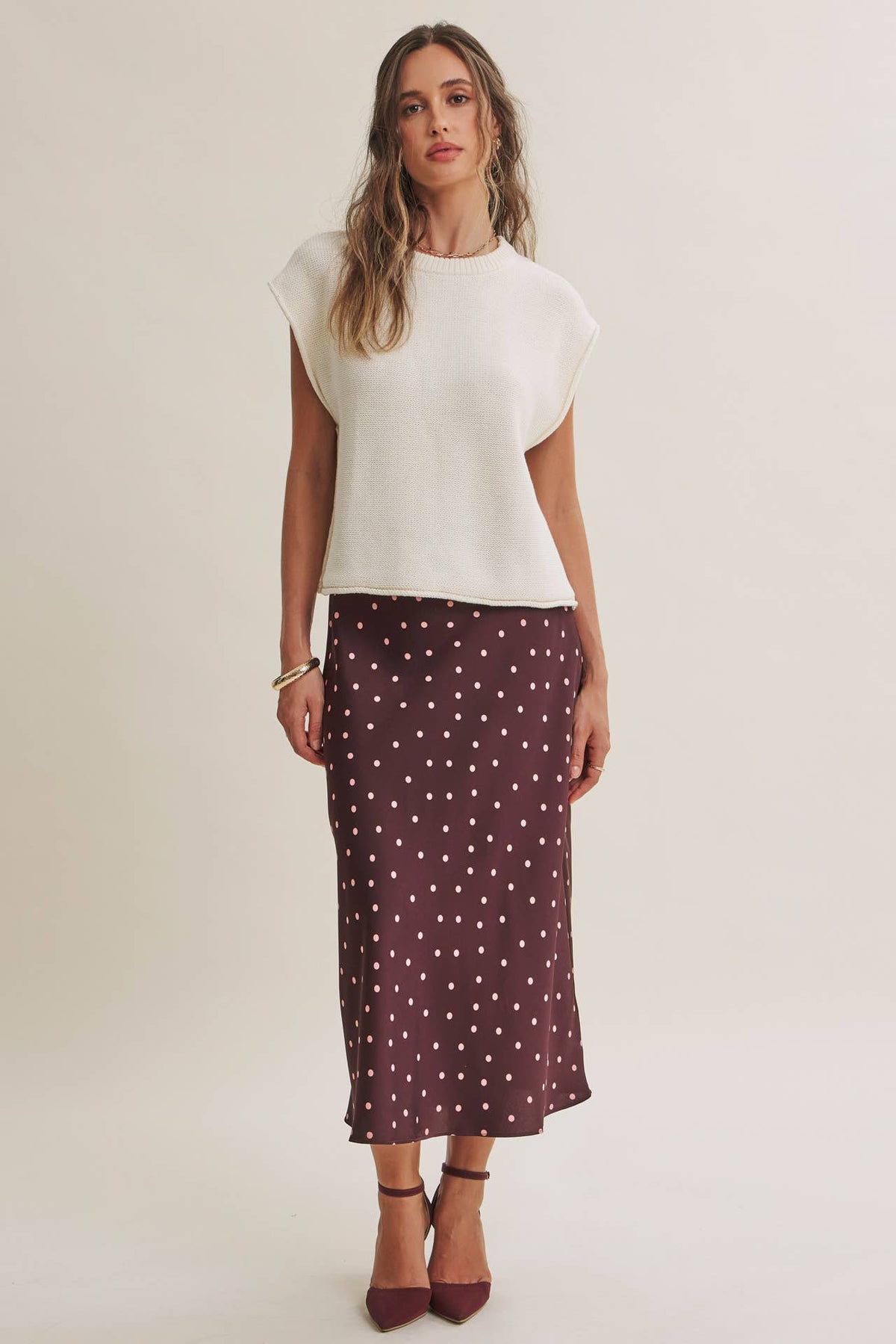 Pink Dottie Skirt