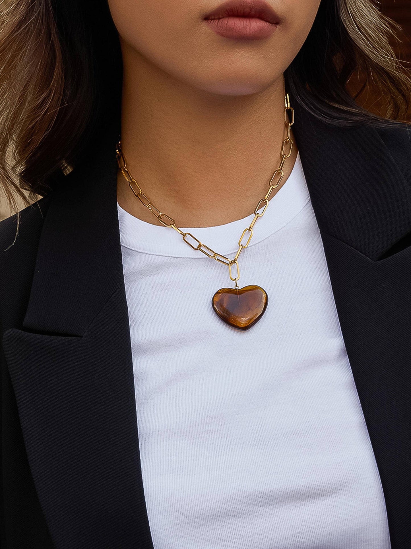 Rouelle Heart Necklace