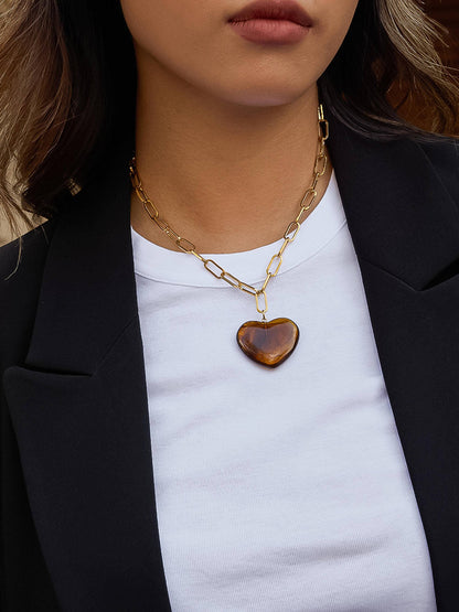 Rouelle Heart Necklace