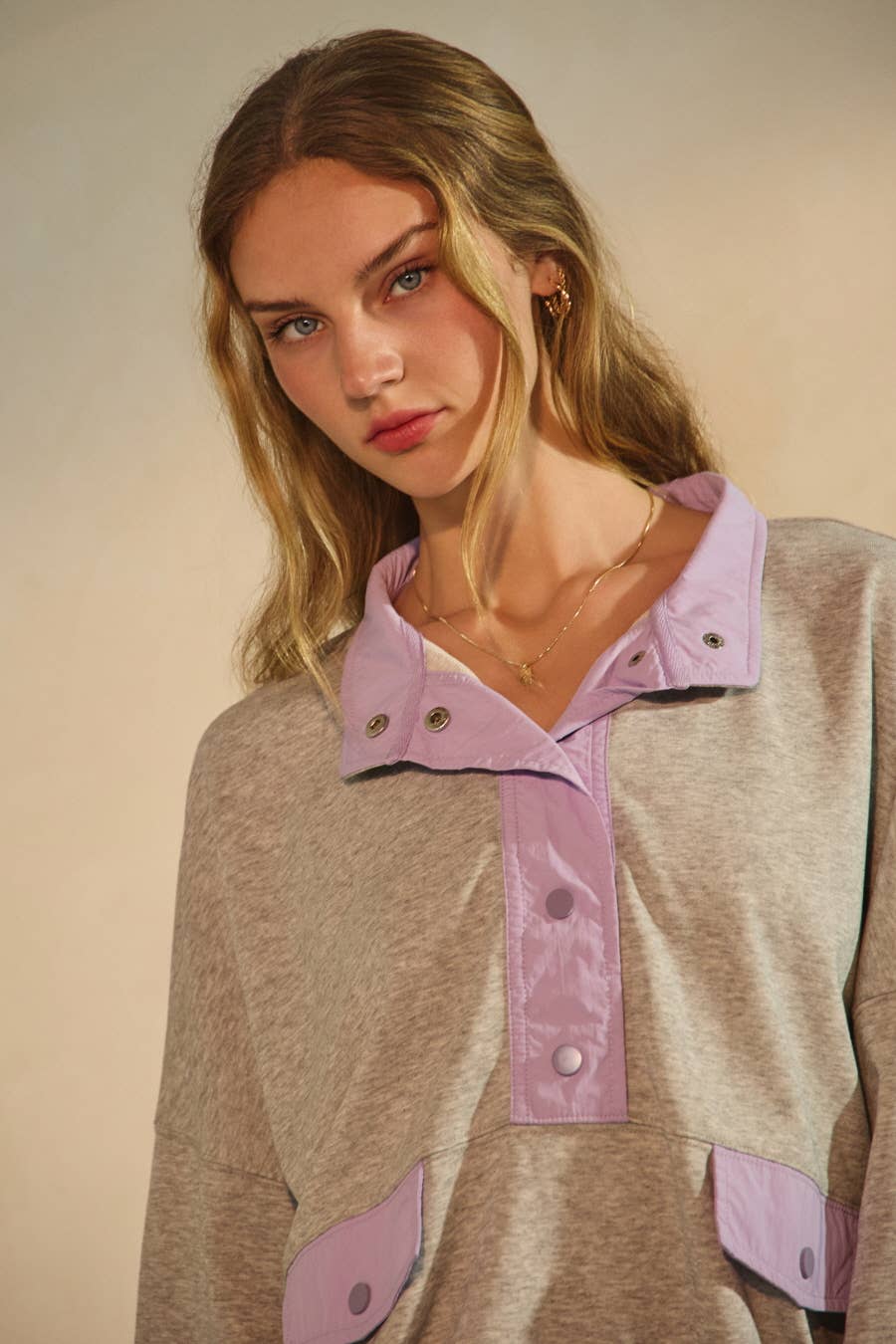 Lavender Love Pullover Plus