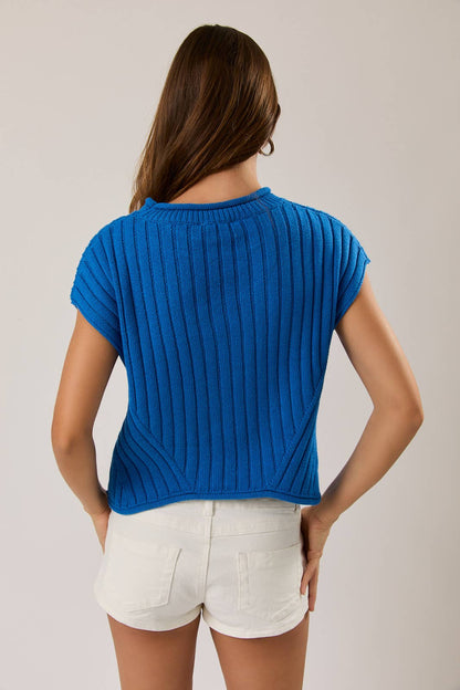 Summer Sky Knit Top
