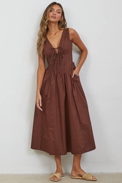 Rene Corset Midi Dress