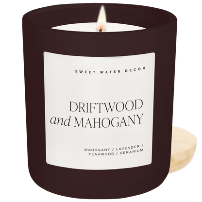 Driftwood and Mahogany Soy Candle