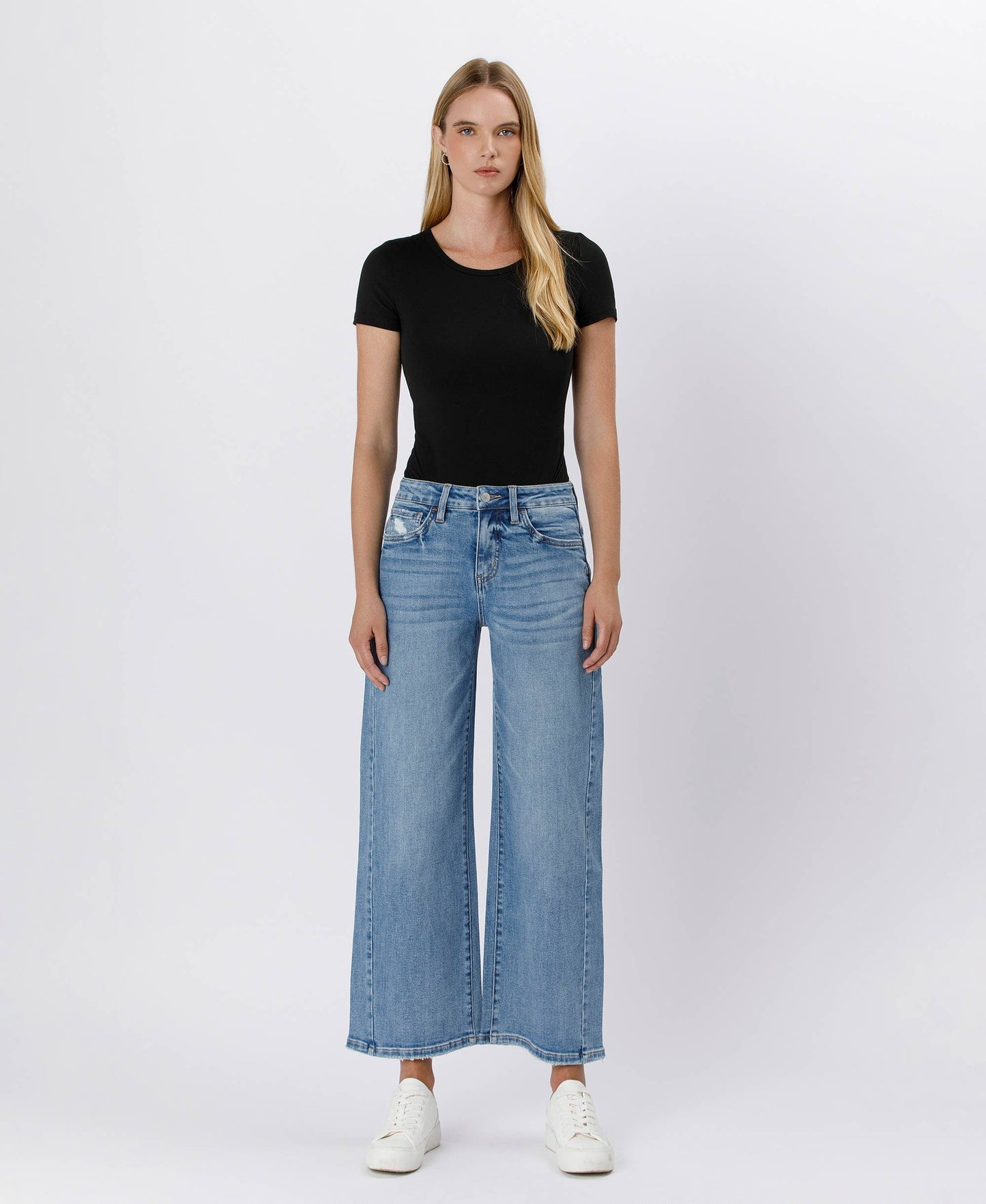 High Rise Baggy Wide Leg Jeans