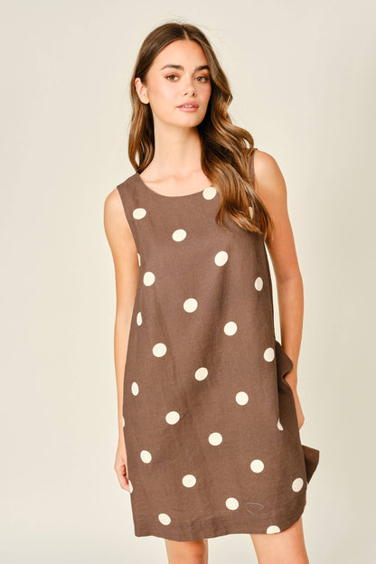 The Cocoa Dot Dress