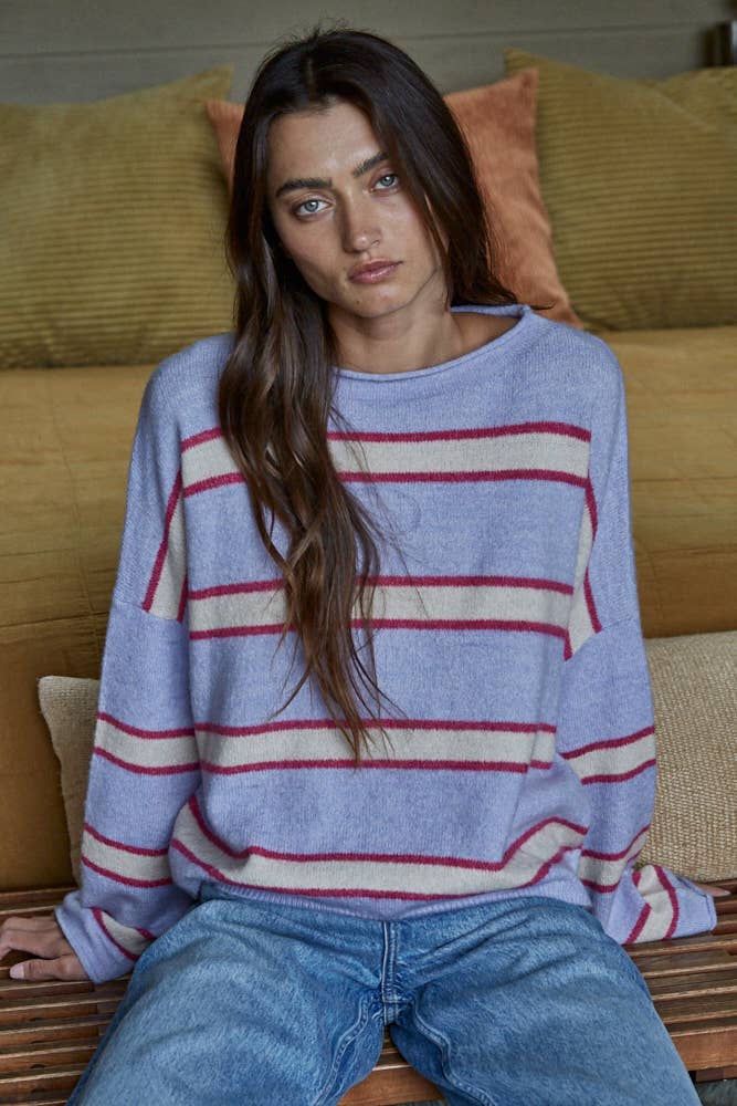 Knit Sweater Striped