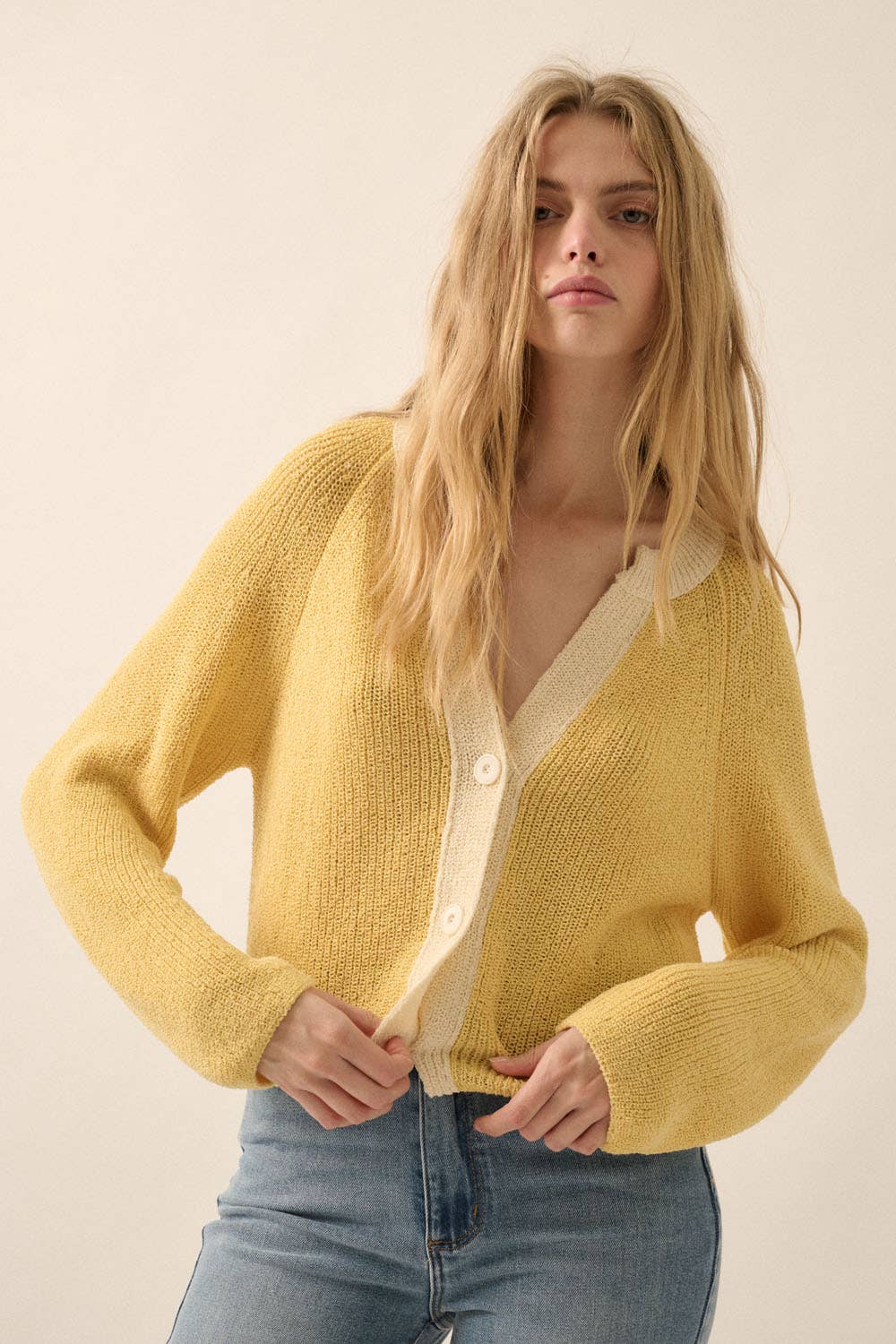 The Cozy Contrast Cardigan