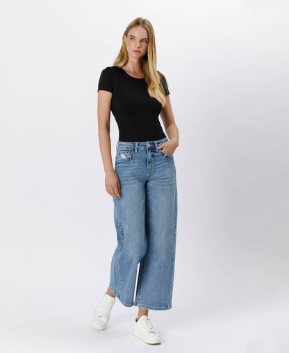 High Rise Baggy Wide Leg Jeans