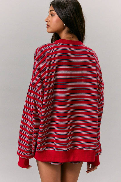 Varsity Stripe Cardigan