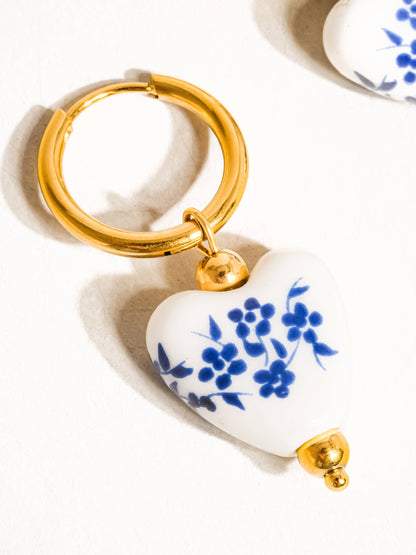 Riela Floral Heart Earring