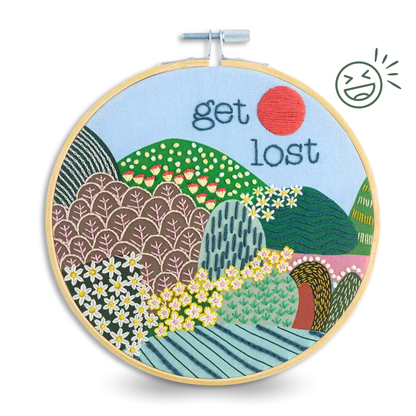 Get Lost Embroidery Kit