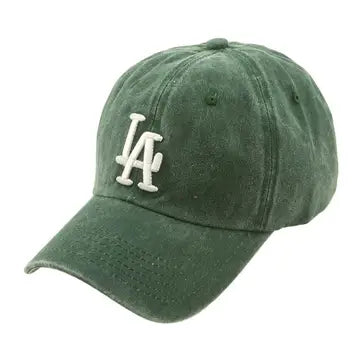 LA Baseball Cap Green