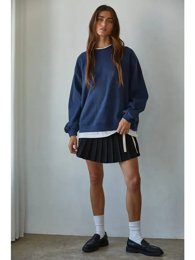 Everyday Layer Crew - Navy