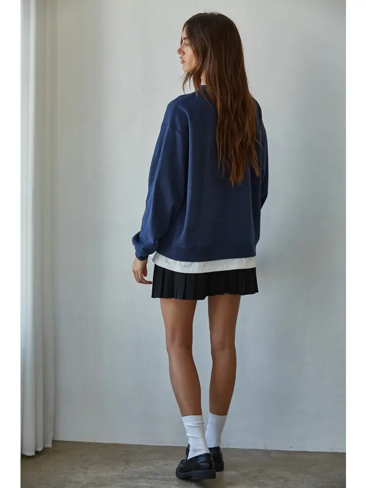 Everyday Layer Crew - Navy