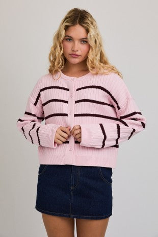 Rosé Saturday Cardigan