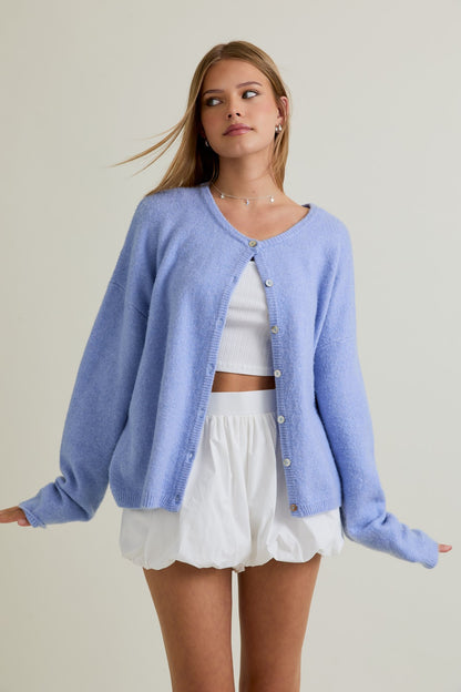 The Soft Focus Knit - Blue